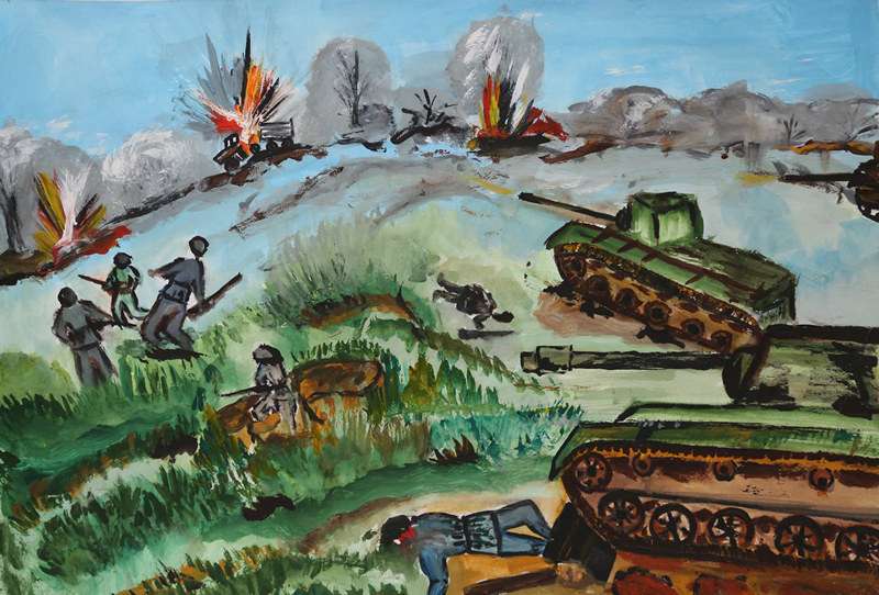 Картинки по запросу "рисунки 75 летию Победы на сайтах школ"